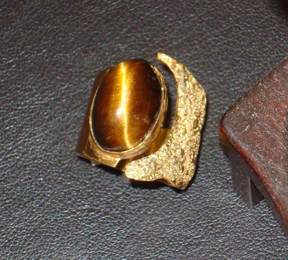 Anel Contraste - Ouro18kt