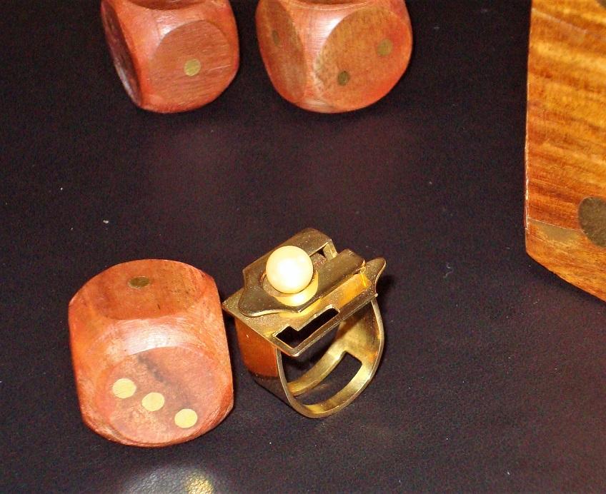 Anel Saturno Ouro 18kt