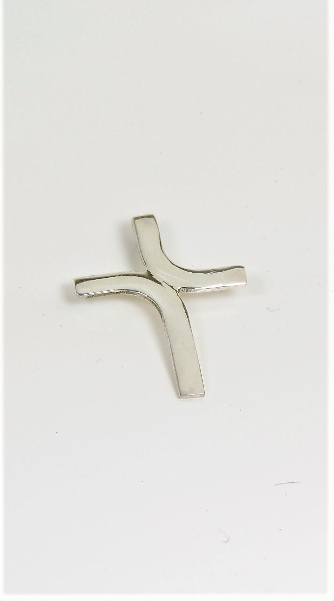 Crucifixo: Fusão, versão em prata - tam. feminino